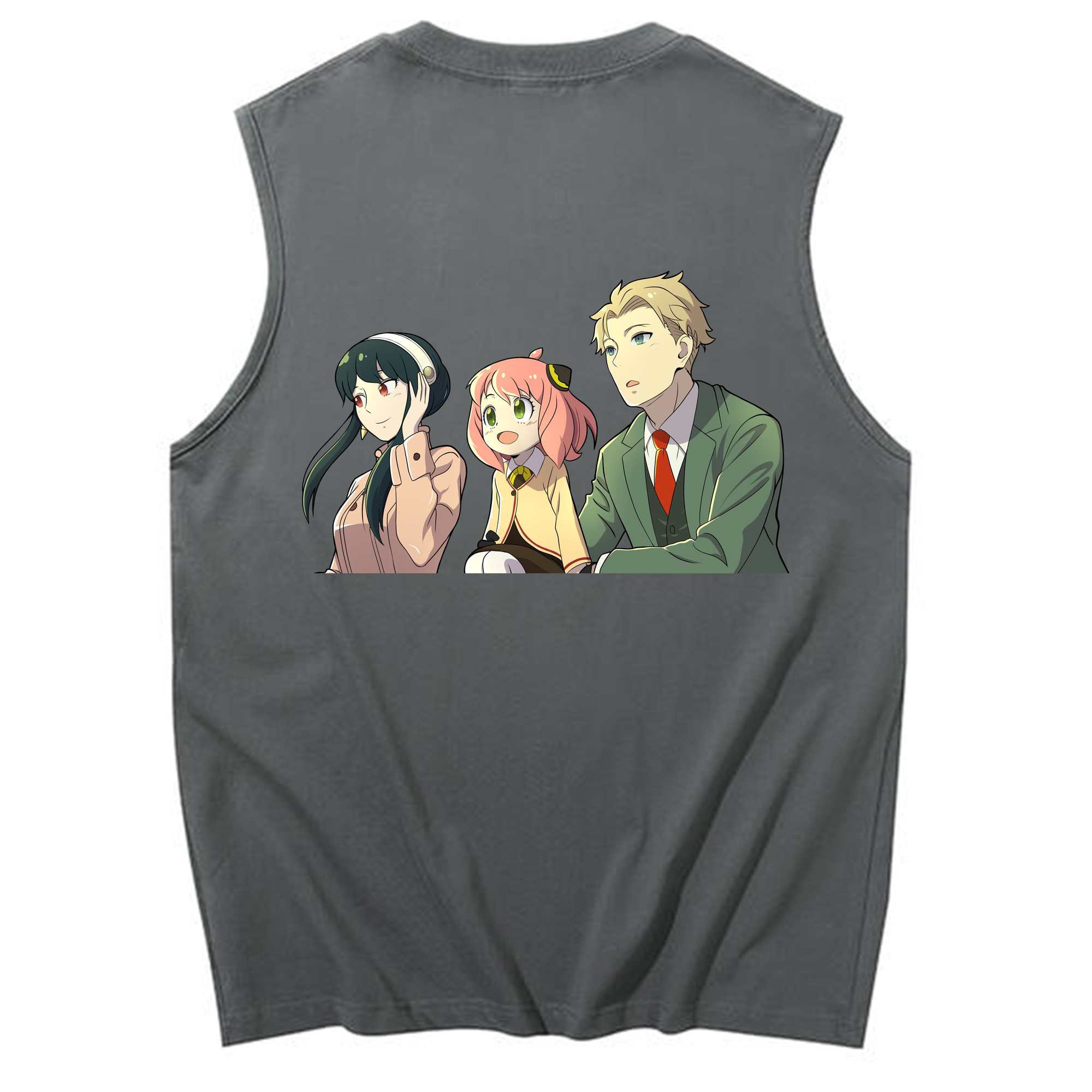 （画像用） SPY×FAMILY间谍家家酒 コットン100％タンクトップ（背面プリント）